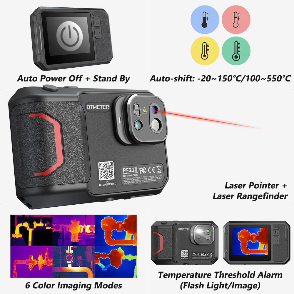 Termocamera Portatile 256x192  - Industrial Handheld Laser recensione e prezzo