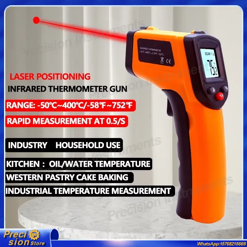 Termometro a Infrarossi Senza  - Industrial Handheld Laser recensione e prezzo